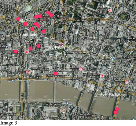 late seventeenth locations